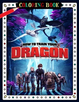 Paperback How To Train Your Dragon Coloring Book