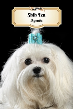 2020 Shih Tzu Agenda: 107 Pagine | Dimensioni DIN A5 | Pianificatore Settimanale | 12 Mesi | Due Pagine Per Settimana | Calendario | Diario | Cane (Italian Edition)