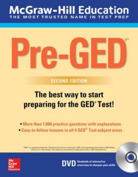 Paperback McGraw-Hill Education Pre-GED with DVD, Second Edition [With DVD] Book