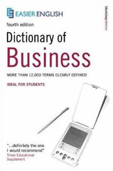 Paperback Easier English Dictionary of Business Book