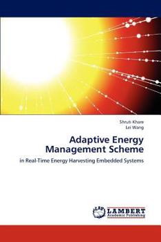 Paperback Adaptive Energy Management Scheme Book