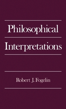Hardcover Philosophical Interpretations Book