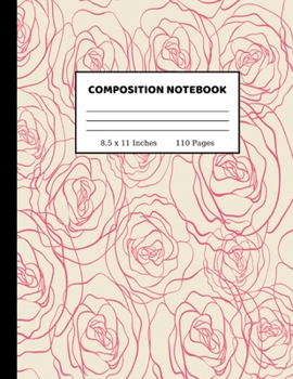 Paperback Composition Notebook: Wide Ruled Paper Notebook Journal - Cute Wide Blank Lined Workbook for Teens Kids Students Girls for Home School Colle Book