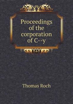 Paperback Proceedings of the corporation of C--y Book
