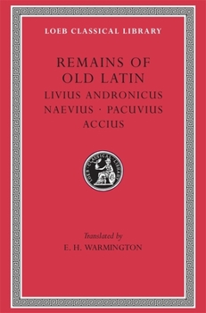 Hardcover Remains of Old Latin [Latin] Book