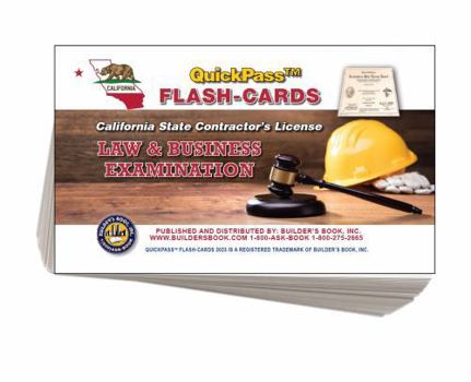 California Law & Business Examination Quick-Pass Flash Cards