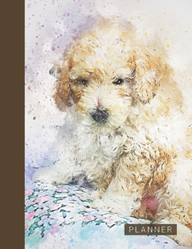 Planner: Poodle 2 Year Weekly Planning Organizer | 2020 - 2021 | January 20 - December 21 | Writing Notebook | Productive Datebook Calendar Schedule | Plan Days, Set Goals & Get Stuff Done