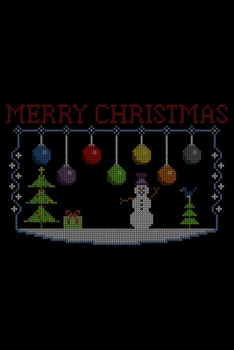 Merry Christmas: Lined Journal, 120 Pages, 6 x 9, Soft Cover, Matte Finish, Christmas Theme