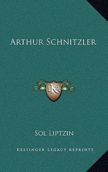 Hardcover Arthur Schnitzler Book