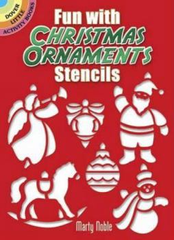 Paperback Fun with Christmas Ornaments Stencils Book