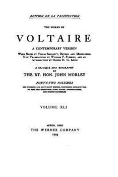 Paperback The Works of Voltaire, A Contemporary Version - vol XLI Book
