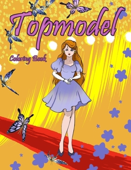 Paperback Topmodel Coloring Book