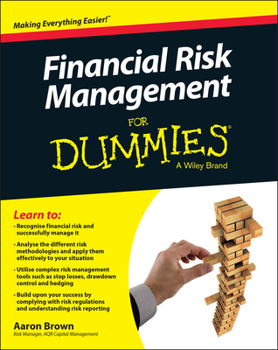Paperback Financial Risk Management for Dummies Book