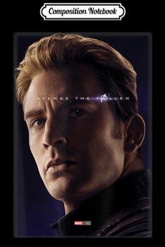 Composition Notebook: Marvel Avengers Endgame Captain America Avenge The Fallen  Journal/Notebook Blank Lined Ruled 6x9 100 Pages