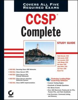 Hardcover Ccsp (R) Complete Study Guide: Exams 642-501, 642-511, 642-521, 642-531, 642-541 [With CD ROM] [With CD ROM] Book