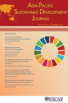 Paperback Asia-Pacific Sustainable Development Journal 2018, Issue No. 2 Book