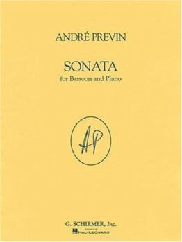 Paperback Andre Previn: Sonata: For Bassoon and Piano Book