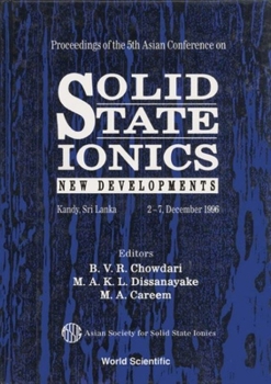 Hardcover Solid State Ionics: New Developments - Proceedings of the 5th Asian Conf Book