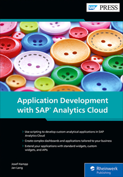 Hardcover Application Development with SAP Analytics Cloud Book