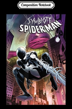 Paperback Composition Notebook: Marvel Symbiote Spider-Man Versus Mysterio Comic Book Cover Journal/Notebook Blank Lined Ruled 6x9 100 Pages Book