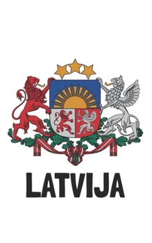 Paperback Latvija: Handy journal notebook diary with blank lined paper to write in Book