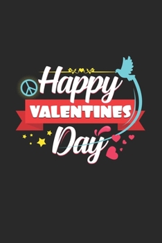 Paperback Happy valentines day: 6x9 Valentines Day - dotgrid - dot grid paper - notebook - notes Book
