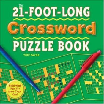 Hardcover The 21-Foot-Long Crossword Puzzle Book