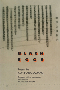 Paperback Black Eggs: Poems by Kurihara Sadako Book