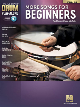 Misc. More Songs for Beginners: Drum Play-Along Volume 52 Book