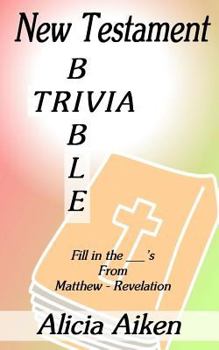 Paperback New Testament Bible Trivia Matthew-Revelation Book