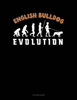 Paperback English Bulldog Evolution: 8 Column Ledger Book