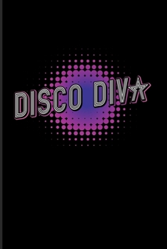 Paperback Disco Diva: Funny Eighties And Retro 2020 Planner - Weekly & Monthly Pocket Calendar - 6x9 Softcover Organizer - For Roller Skatin Book