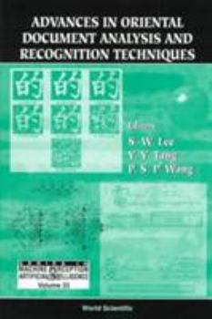Hardcover Advances in Oriental Document Analysis and Recognition Techniques Book