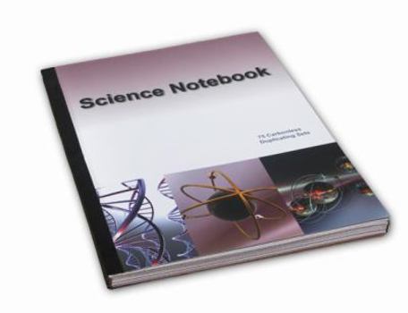 Perfect Paperback Science Notebook 75 Carbonless Duplicating Pages Permanent Side Bound Book