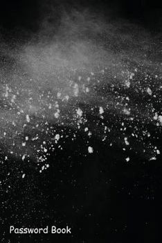 Paperback Password Book: Include Alphabetical Index with White White Powder Explosion Book