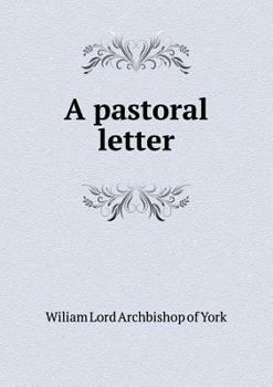 Paperback A pastoral letter Book