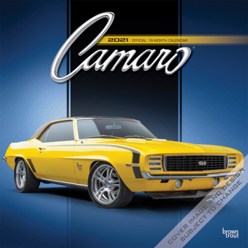 Calendar Camaro 2021 Square Book