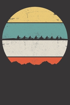 Paperback Notebook: Rowing Dot Grid 6x9 120 Pages Book