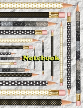 Notebook: Pencils Kingdom 9 Notebook; Lined Notebook Journal, Ruled notebook college - 120 Pages - Large (8.5 x 11 inches)