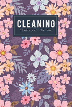 Paperback Cleaning checklist planner: Professional house cleaning checklist Family Keeping Home Organize Record Logbook Monthly Hanging Book