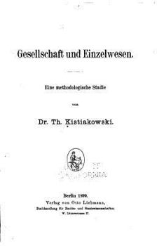 Paperback Gesellschaft und Einzelwesen [German] Book