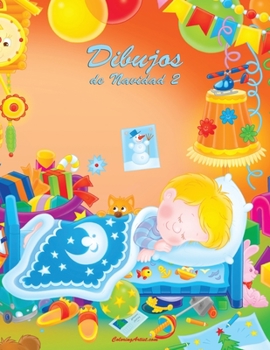 Paperback Dibujos de Navidad 2 [Spanish] Book