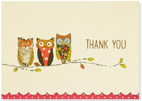 Hardcover Ty Note Perching Owls Book