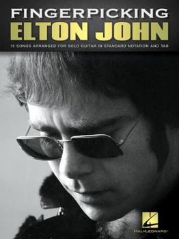 Paperback Fingerpicking Elton John: 15 Songs Arranged for Solo Guitar Book