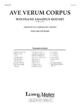 Paperback Ave Verum Corpus: Conductor Score (Ludwig Masters) Book