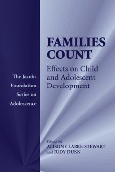 Paperback Families Count: Effects on Child and Adolescent Development Book