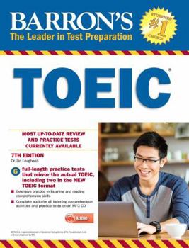 Paperback Barron's Toeic with MP3 CD [With MP3] Book