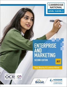 Paperback Level 1/Level 2 Cambridge National in Enterprise & Marketing (J837): Second Edition Book