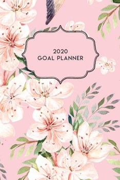 Paperback 2020 Goal Planner: 2020 Dated Goal Planner Focus Weekly Monthly Book