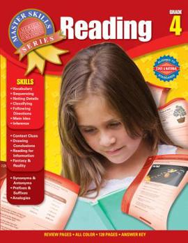Paperback Reading, Grade 4 (Master Skills) Book